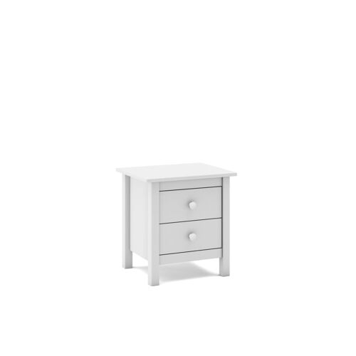 Table de chevet 2 tiroirs 46x49,5 cm