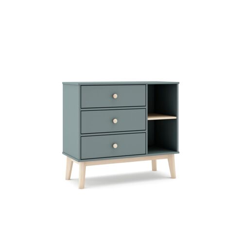 Buffet avec 3 tiroirs et 2 compartiments 90x81 cm