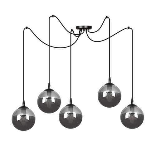 Suspension Avec Câbles Réglable Max. 200cm Et 5 Sphères En Graphite