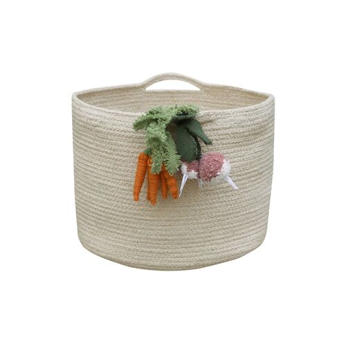 Panier En Coton Pour Enfant Légumes 23x30x30cm