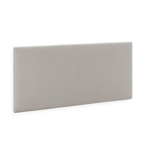 Tête de lit tapissée 90x60 cm Gris