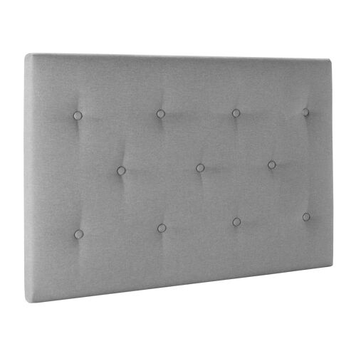 Tête de lit tapissée 90x60 cm Gris