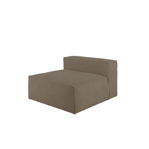 Fauteuil en bouclé couleur marron 110x90cm