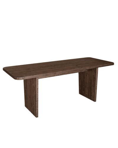 Table de salle à manger en bois noyer 160x80cm