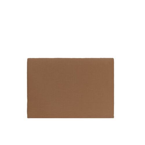Tête de lit déhoussable en lin terre cuite 200x110cm