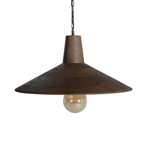 Lustre En Bois De Mangue Marron 60x60x30 Cm