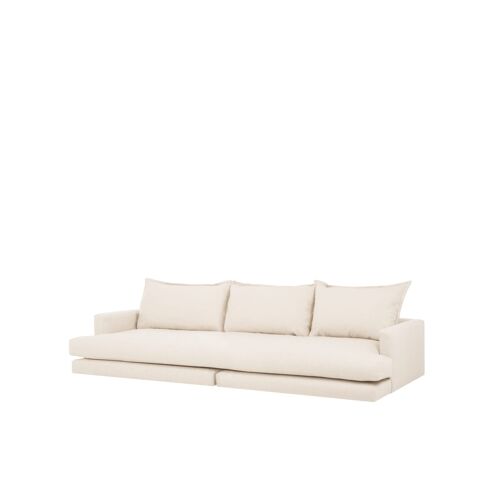 Canapé droit blanc cassé 325x105cm