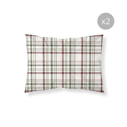 Lot De Taies D'oreillers 100 % Polyester Multicolore 50x80 Cm