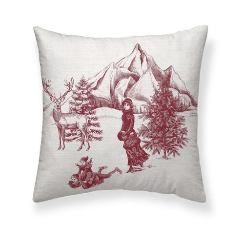 Housse De Coussin 100 % Coton Multicolore 50x50 Cm