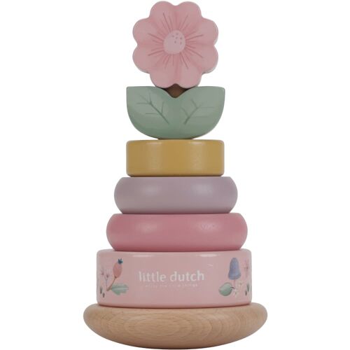 Tour À Empiler En Bois Fairy Garden Rose