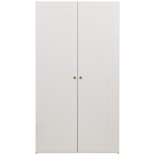 Armoire penderie en pin blanc