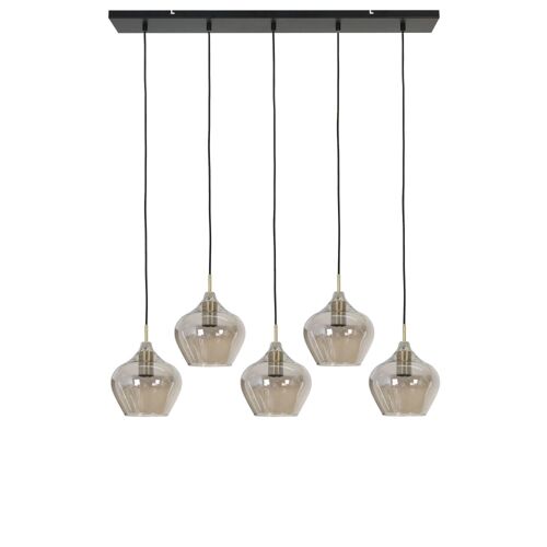Light And Living Suspension - Bronze - Verre - 2937627