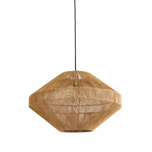 Light And Living Suspension - Brun - Textile - 2966883