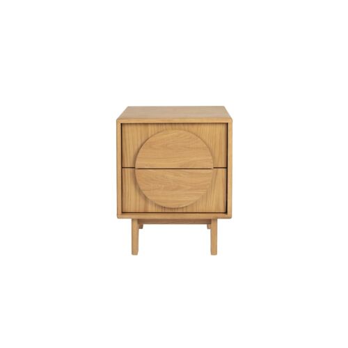 Zuiver - Petit meuble table de chevet Groove par Zuiver - Marron