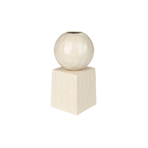 Zuiver - Vase aluminium déco Crocus - Boite à design - Blanc