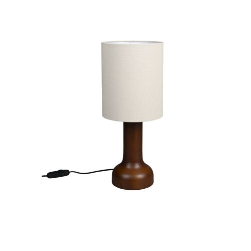 Lampe Design En Bois Marron