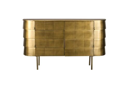 Buffet en métal doré