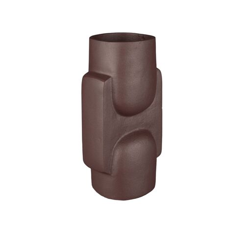 Vase et Pot en aluminium rouge