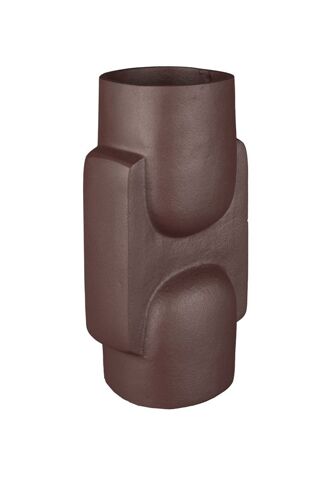 Vase et Pot en aluminium rouge