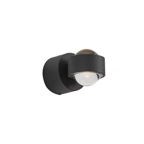 Applique Murale Design Noire Led Ip44