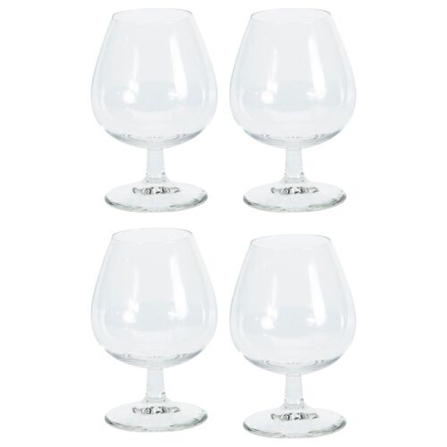 Set De 4 Verres À  Cognac En Verre 37cl