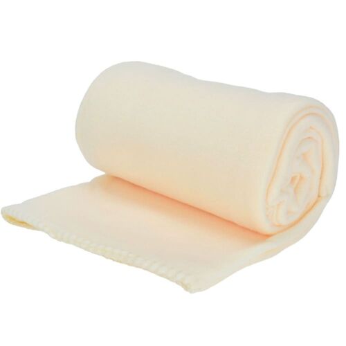 Plaid Polaire Beige 125x150cm