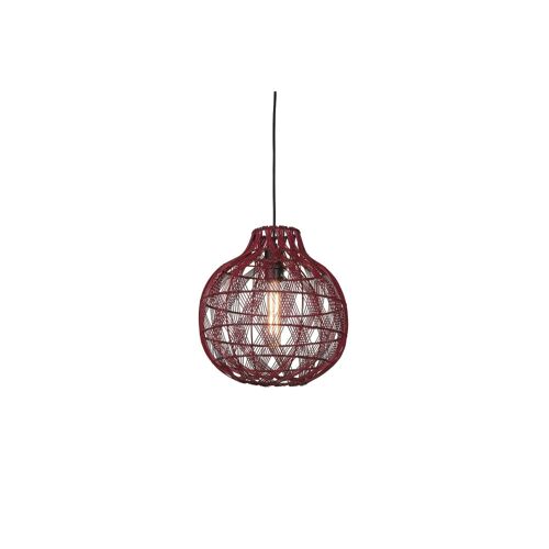 Suspension Bambou Bordeaux À¿35cm