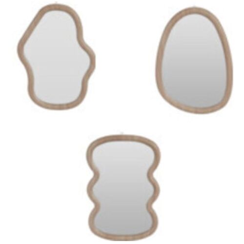 Set de 3 miroirs design 40cm