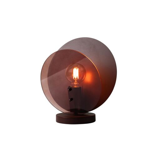 Lampe De Table Métal Brun 22x30x32.5cm