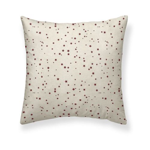 Housse De Coussin 100 % Coton Beige 50x50 Cm