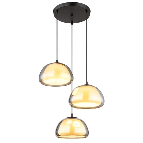 Suspension Métal Noir Mat, 120cm