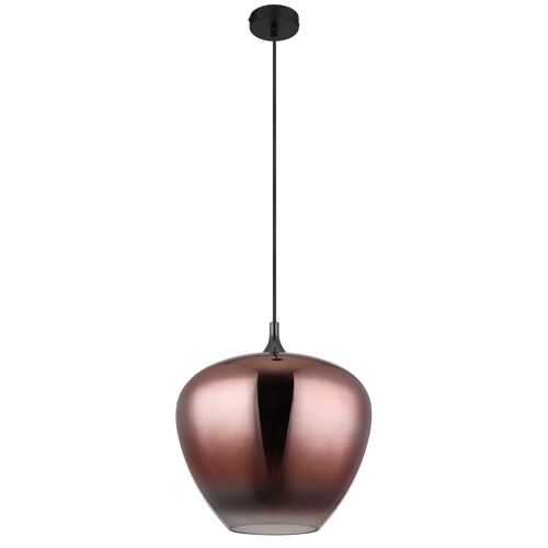 Suspension Métal Noir Mat, 120cm
