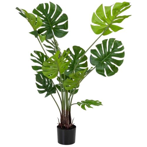 Plante décorative artificielle à  12 feuilles vert 90x90x127