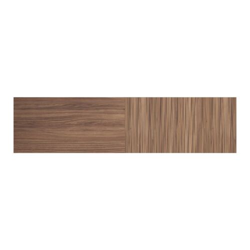 Tête de lit pour lit 140 cm noyer effet lattes noyer 67x225x3 cm