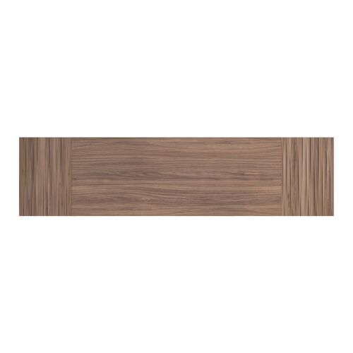 Tête de lit pour lit 140 cm noyer effet lattes noyer 67x225x3 cm
