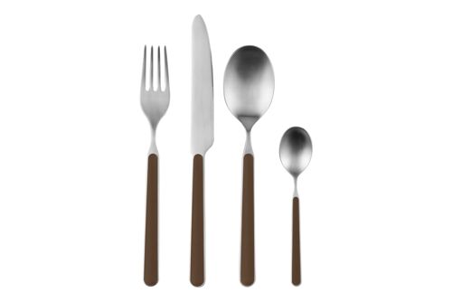 Service De Couverts Pour 1 Personne, Marron