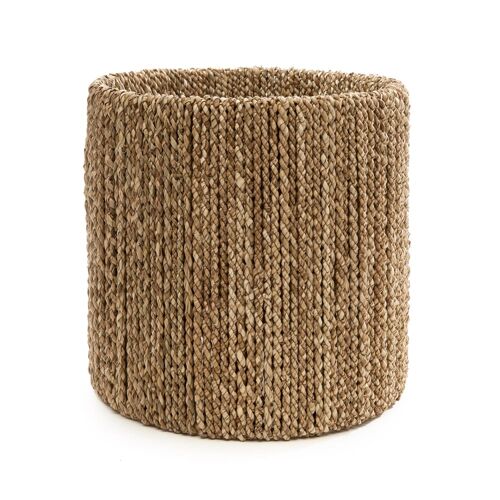 Lampe De Table Herbe De Mer Marron 30x30x30cm