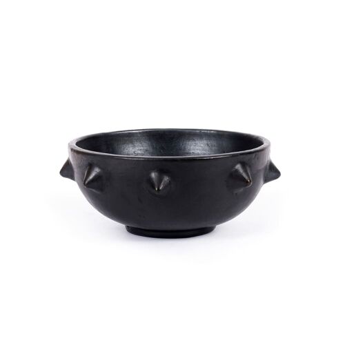 Bol Terre Cuite Noir 22x22x9cm