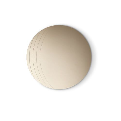 Miroir mural rond doré à¿ 150 cm