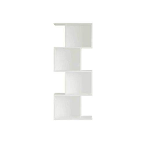 étagère murale avec 4 tablettes, blanc