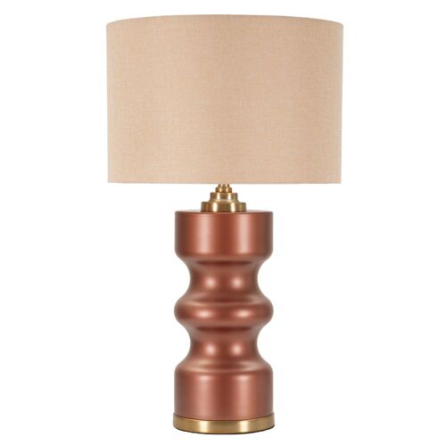 Lampe De Table En Verre Marron Cm Ø 40,5x69,5
