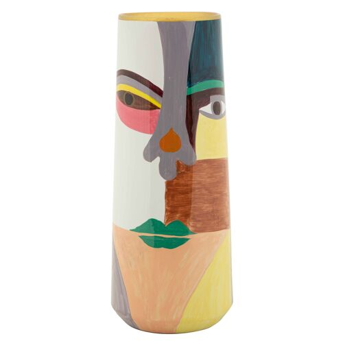 Vase en céramique multicolore cm à¿ 15x40