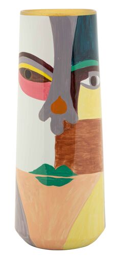 Vase en céramique multicolore cm à¿ 15x40