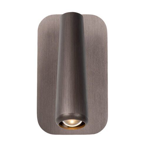 Applique Murale Led En Métal Brun Bronze Avec Direction Réglable