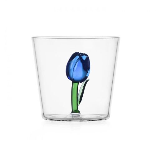 Verre Tulipe Bleu