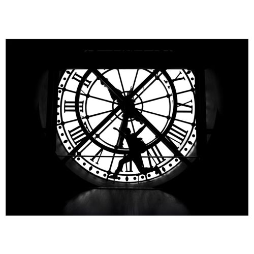 Impression sur Toile - HORLOGE DU MUSéE D'ORSAY - cm. 50x70