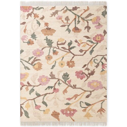 Tapis Kilim Jute À  Franges Suzan 160x230cm