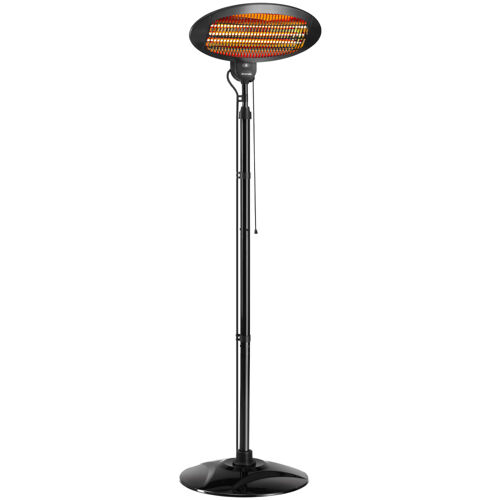 Radiateur infrarouge 2000W réglable en hauteur avec 3 puissances