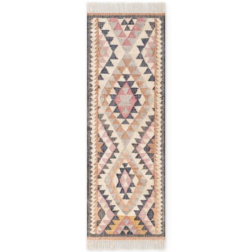 Tapis Kilim Jute À  Franges Shana 80x150cm