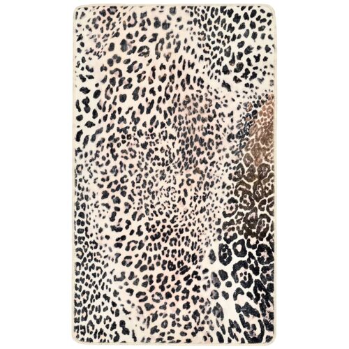 Tapis de bain moelleux - beige multi 50x60 cm